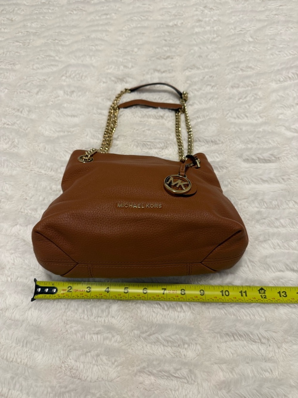 Michael Kors Jet Set Chain Medium Shoulder Tote Acorn Purse - Picture 10 of 14